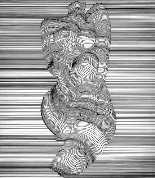 魅力线条用最简单的线条勾勒出最性感画面