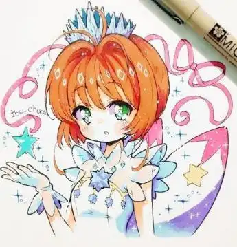 12星座马克笔手绘摩羯座清纯可人天秤座让人不敢靠近