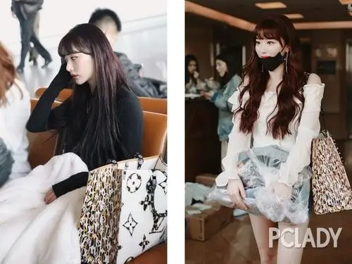 吴宣仪vs孔雪儿 选秀门面的包包竟然比人还大!