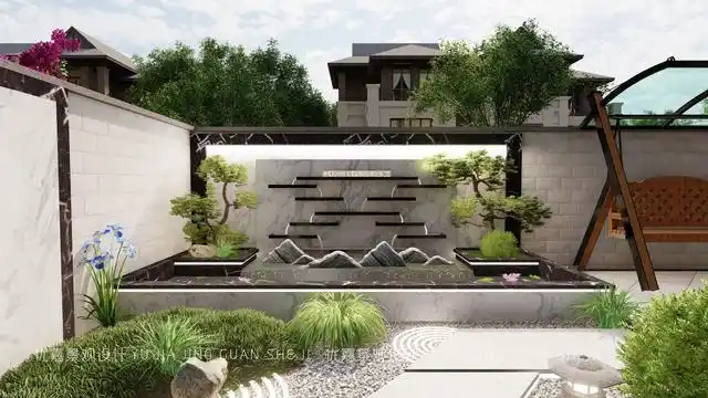 最新最全的多种风格庭院水景设计!(内附100张效果图)