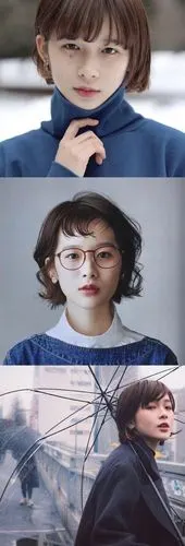 日本短发女生yura anno 喜欢这种干净颜 ins:yuranno