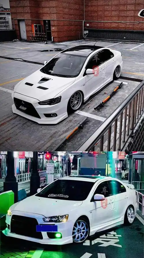 适用于三菱翼神改装前铲evo三代大包围evo10前包围a款烤漆单支装否