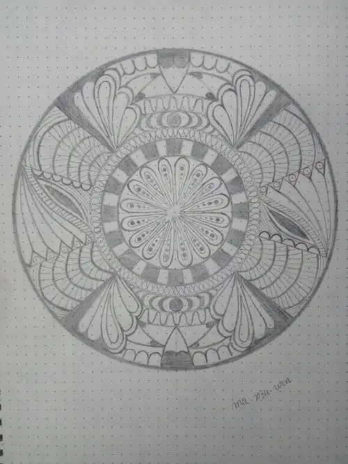 原创作品:对称的绘画作品