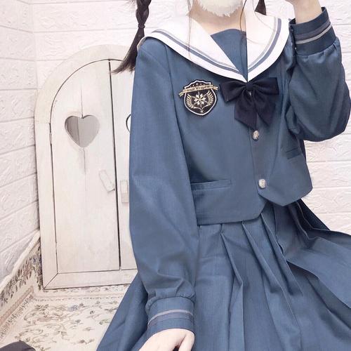 【现货】水星记正统jk制服裙水手服女中间服日本校服学生班服套装