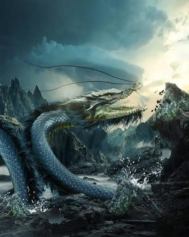 真龙少,蛟龙多,传说中的蛟龙与真龙相比,二者有何不同?_腾讯新闻