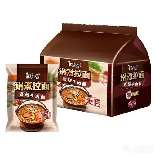 9.8 部分地区 康师傅 香菇牛肉面 五连包