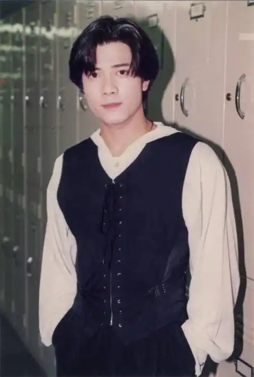 这种强烈冲击力的长相有着攻击性郭富城的脸型很正,下颌线棱角感很