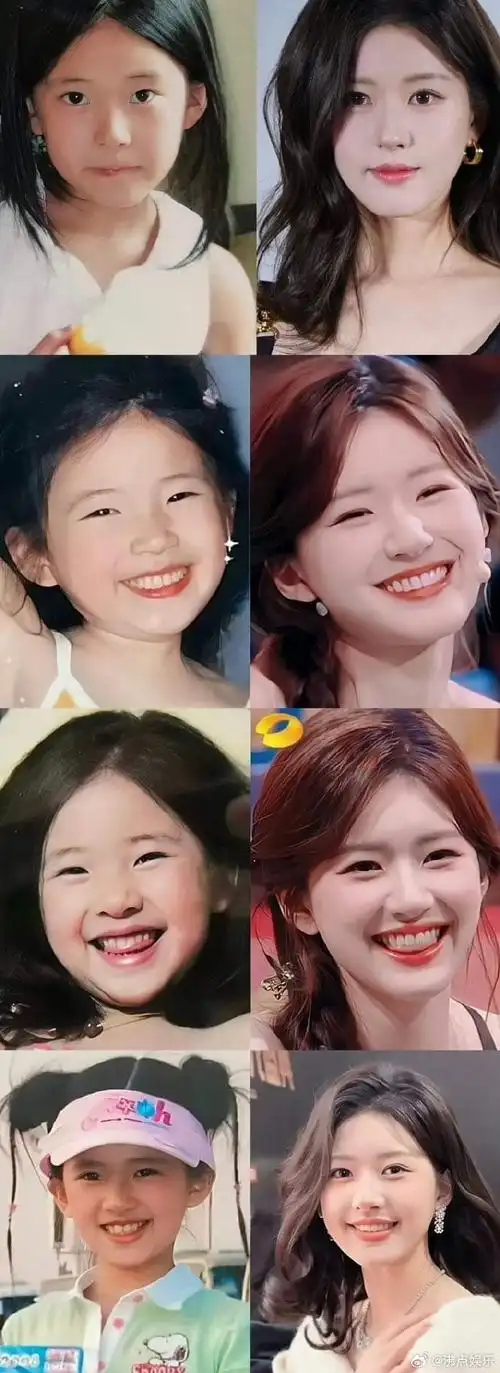 赵露思上学时期旧照#赵露思,小美女等比例长大了,你们觉得呢?