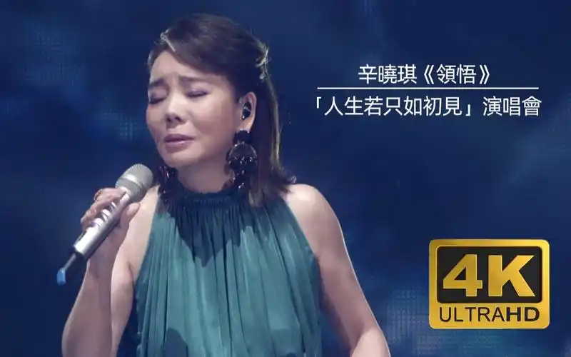 【超高清4k-60fps 】辛晓琪《领悟 》「人生若只如初见」演唱会_哔哩