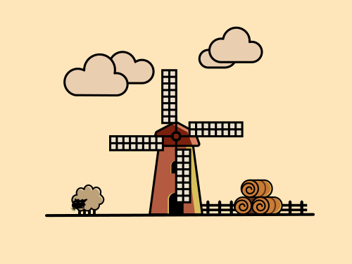 大风车|动漫|单幅漫画|take_root - 原创作品 - 站酷 (zcool)