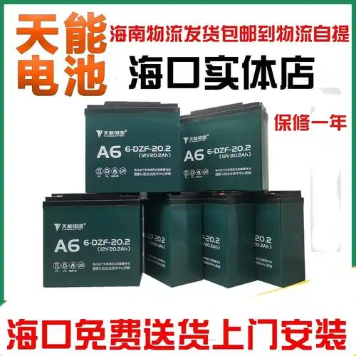 天能电动车电池 电瓶车60v20ah 电瓶48v黑金72v35a h电车 铅酸72v