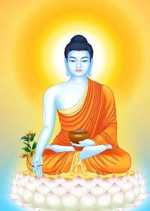 释迦牟尼佛在灵山会上拈花,迦叶尊者破颜微笑,在无言中传法