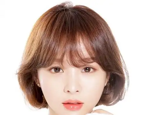 女生短发空气刘海波波头发型波波头发型梳什么样的效果比较好看?