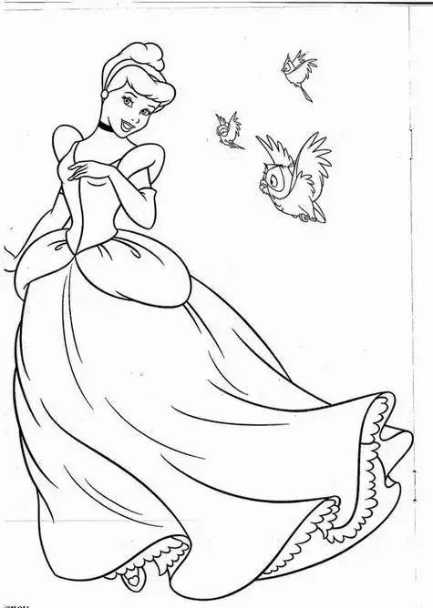 6一7岁公主简笔画6一7岁公主简笔画