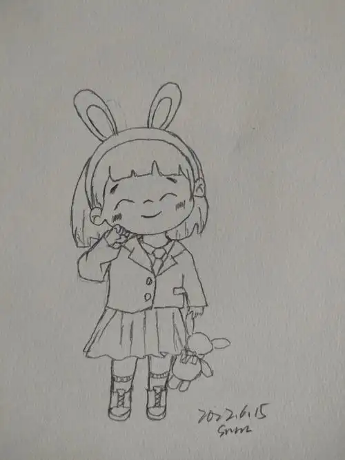 自学画画  #简笔画  #简笔画教程 #绘画 #我的绘画成长史  #独居女孩