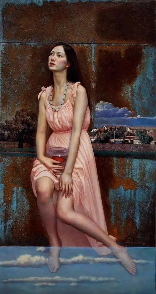 中国当代画家何立怀油画作品欣赏