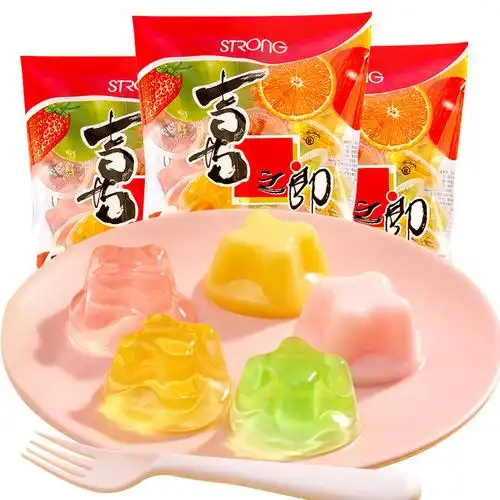 果冻喜之郎什锦水果果味90gx8袋装吸吸儿童零食果冻