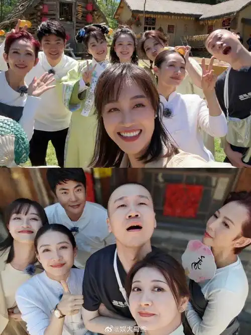 蓝盈莹晒甄嬛传大合影