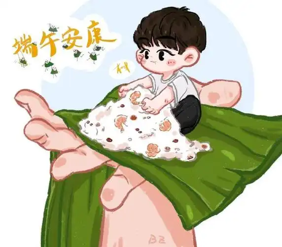 粉丝根据肖战画的粽子在线产出"肖粽子",太可爱了吧