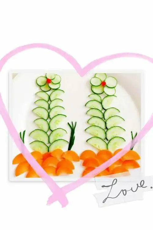 六六班美术水果拼盘