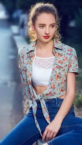 时尚性感的欧洲女孩