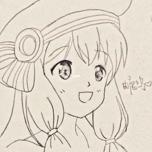 一起画画|动漫人物附过程动漫绘画简笔画画个简女孩1岁到12岁的简笔画