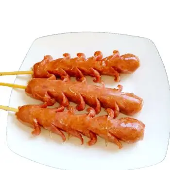 切花香肠 30支 油炸烧烤串 鸡肉肠 烧烤食材 开花香肠