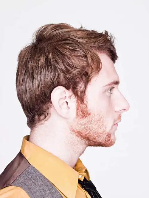 模特,站,竖图,室内,特写,白天,白色背景,侧面,衬衫,欧洲,欧洲人,仅一