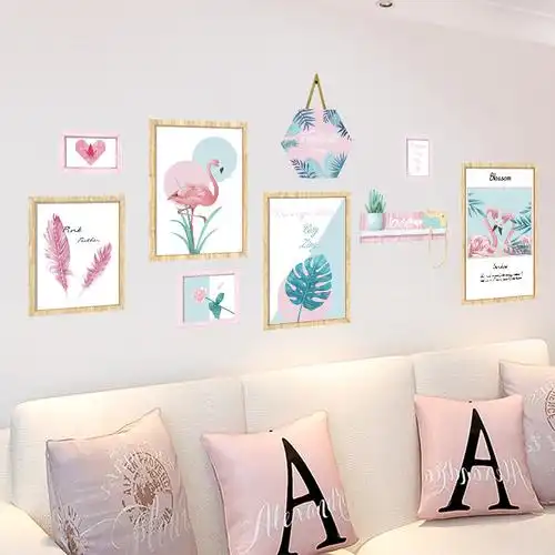 ins网红女生卧室宿舍墙面装饰贴纸温馨照片墙海报纸沙发背景墙贴