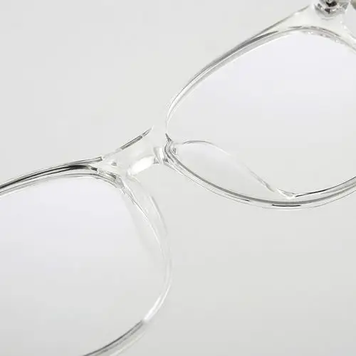 厂家批发无色透明眼镜个性方形框纯色眼镜架男女复古潮人镜架3136