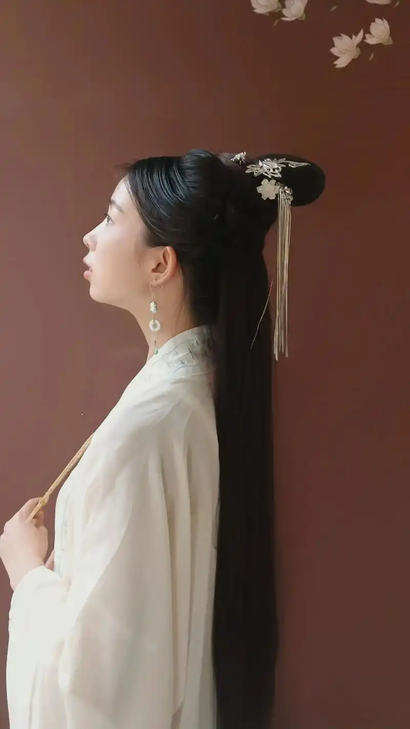 清冷感 #汉服 #古风 #国风古韵 #汉服发型  - 抖音