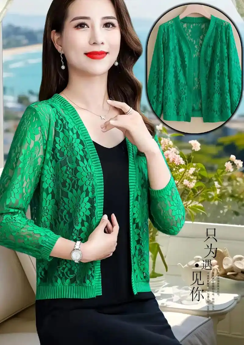 春夏必备～时尚气质开衫小披肩