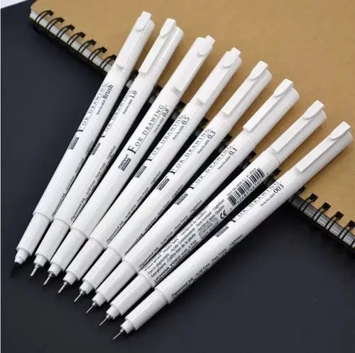 好笔易书写#日本marvy美辉4600针管笔 ,很好用,画画不错～0.