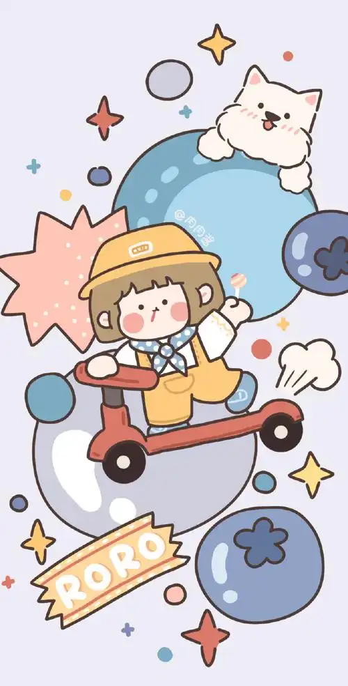 壁纸#锁屏壁纸/手机壁纸/无水印壁纸超可爱壁纸!@rorojump肉冉创