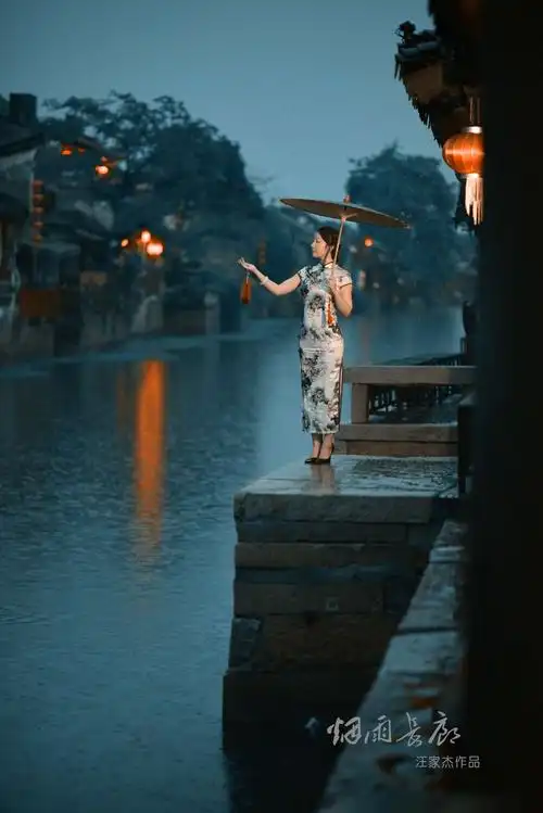 烟雨长廊---西塘环境人像之二