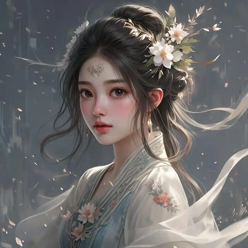 96古风高冷稀有女子头像96 探索古风之美,高冷稀有女子的头像来啦