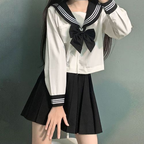 御仕达jk制服女套装水手服夏季短裙套装原创半身基础款日系学院风
