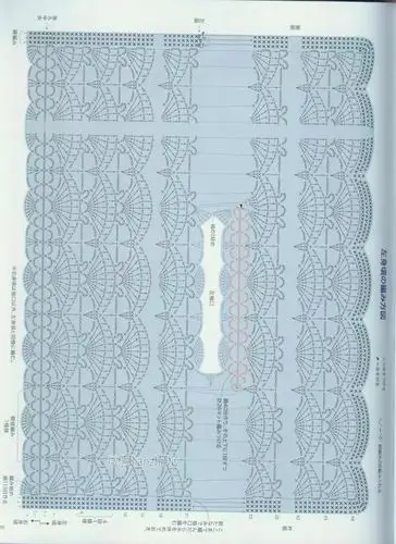 钩针扇形花披风开衫