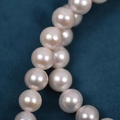 新货天然淡水珍珠散珠1011mm近圆大珍珠diy材料妈妈项链半成品