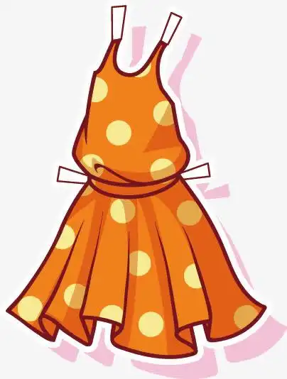 关键词 : 女生,衣服,裙子,卡通,元素,连衣裙,花裙子