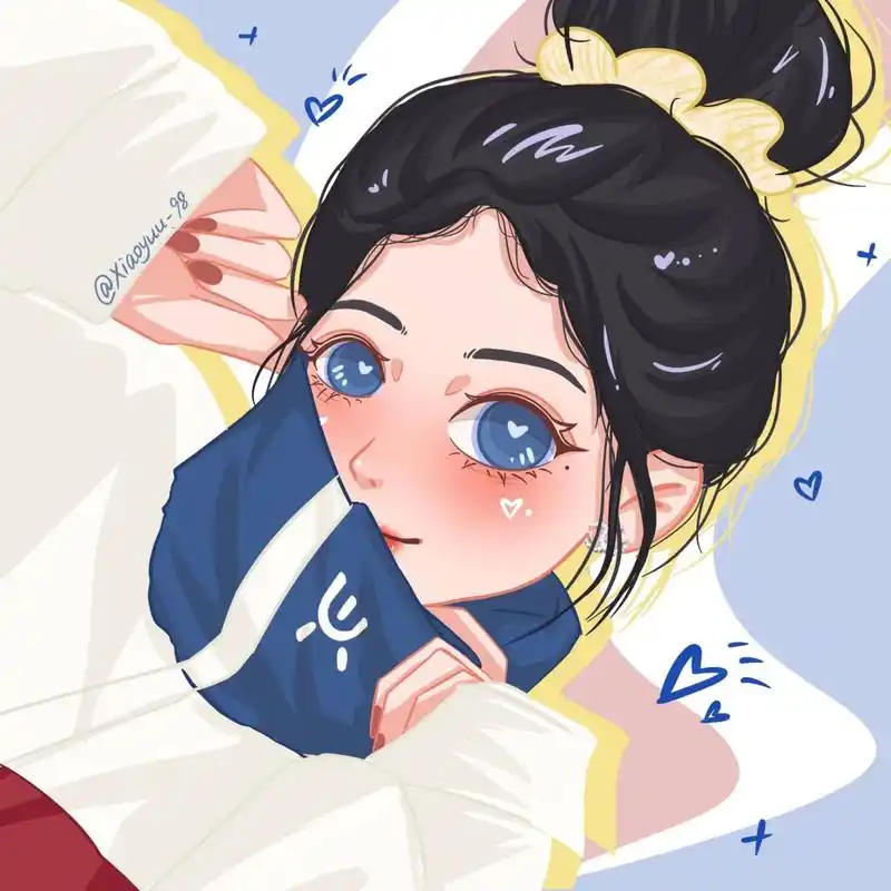 卡通头像|鞠婧祎丸子头甜妹头像