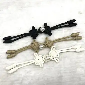 中国结皮对扣盘扣 珍珠复古编制扣大衣外套连接扣搭扣皮扣