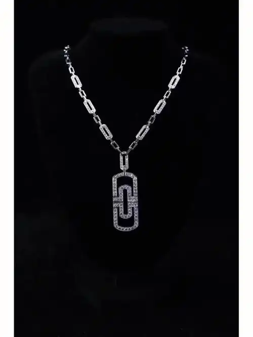 经典回形针项链