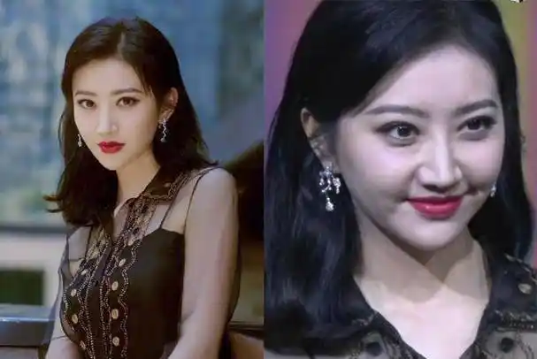 景甜直播截图脸肿憔悴,修图师帮她p掉10斤肉_活动_视频_减肥