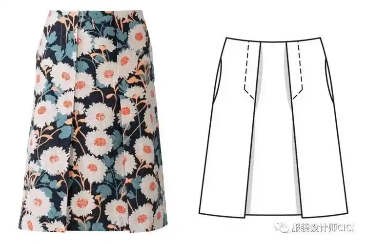 300款-半身裙-款式图(超·超·超全款式设计)_特点_长度_结构
