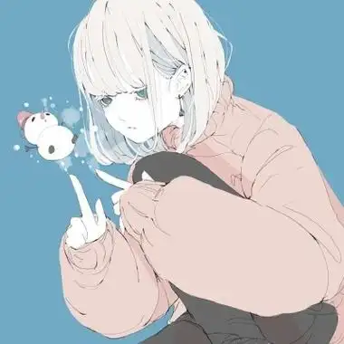 唯美插画头像女生系列图片