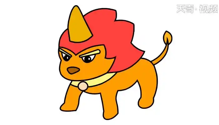 年兽简笔画年兽简笔画怎么画