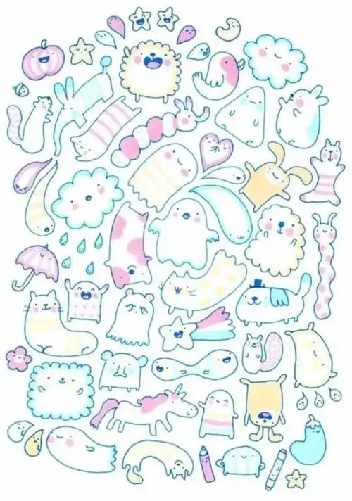 超萌治愈系手账素材,让手账本再可爱些!diy手账必备素材