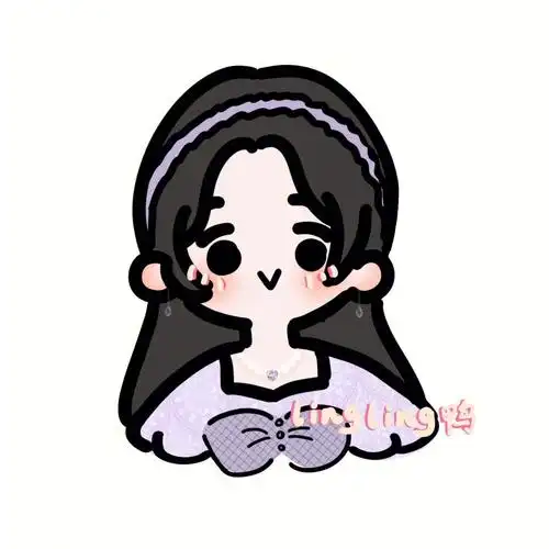 q版简笔画头像绘画可爱三人闺头白菜价