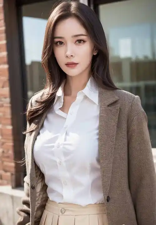 ai画画——成熟气质的职业都市丽人装扮